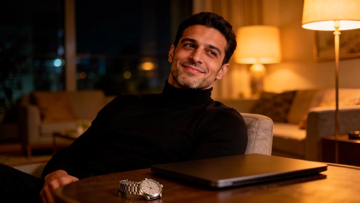 money flex on cam chat: a man realizing his money flex changed the vibe on a video chat